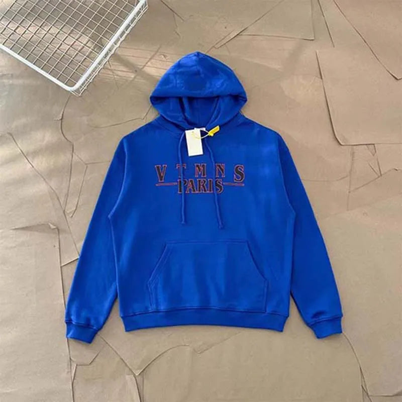 Top Grade 1:1 VT For Seasons Collection Printed Women Men Hooded Sweatshirt Hoodies OversizedMen Cotton Hoodie Pullover - ATFH