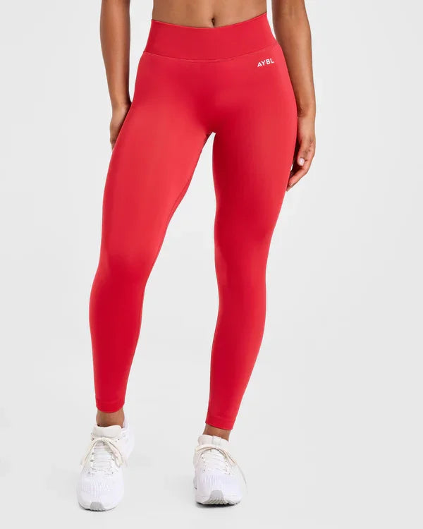 Trendy Leggings Scrunch Seamless Yoga Women Legging Gym Sports Pants Low Ribbed Band High Stretch Fitness Tights Pant - ATFH