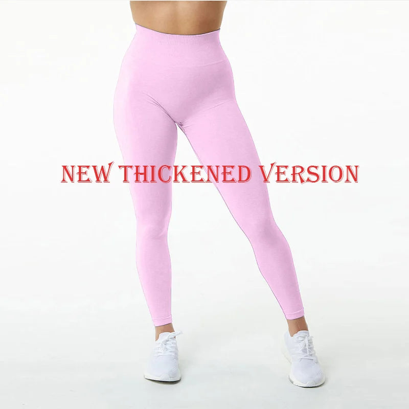 2022 Fitness Running Yoga Pants Sport Seamless Push Up Leggins Scrunch Bum Leggings Woman Gym Sports Tights Women High Waist - ATFH