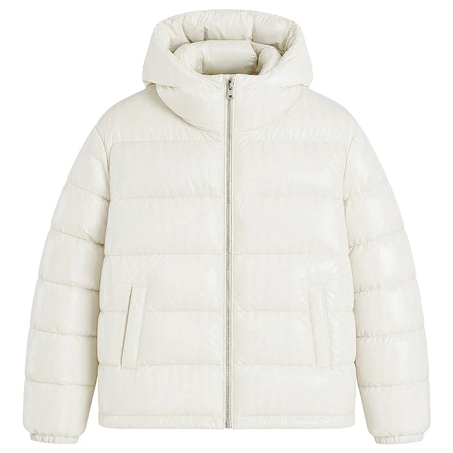 Winter Men Down Jackets 90% White Duck Puffer Jackets Thicken Warm Parkas Coat Unisex Hooded Down Coat Padded Jackets Outwear