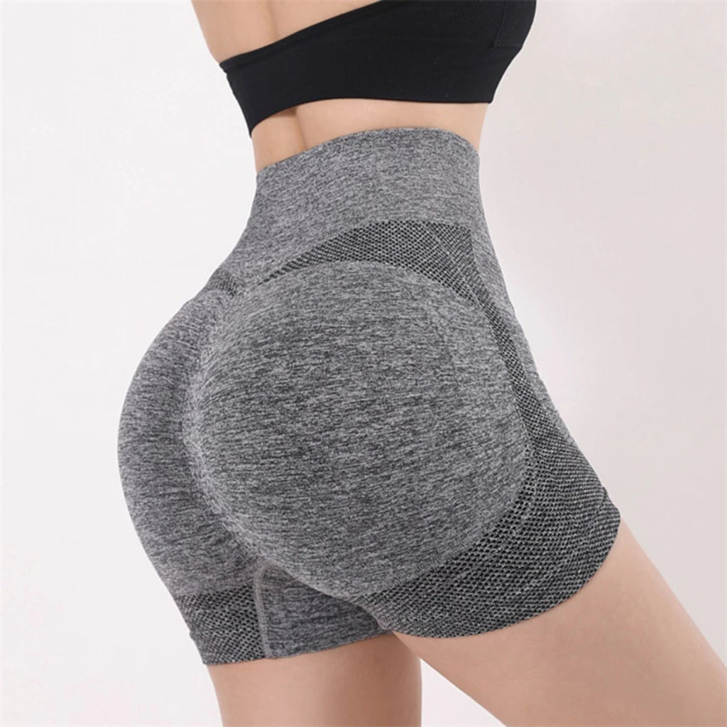 Women Yoga Shorts High Waist Workout Shorts Fitness Yoga Lift Butt Fitness Ladies Yoga Gym Running Short Pants Sportswear Tahsi Fashion House