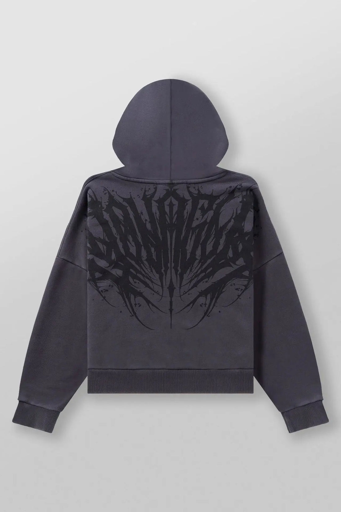 American-style streetwear sports hoodie for jogging, fitness, casual running, and training with wing-shaped print - ATFH