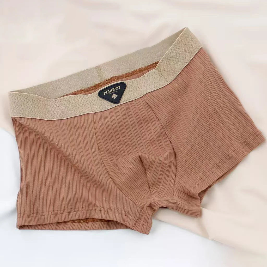 4pcs Men Underwear Cotton Men Boxer Shorts Medium Waist Breathable Men Panties Larger Size 6XL-Lot Soft Comfortable Men Boxer