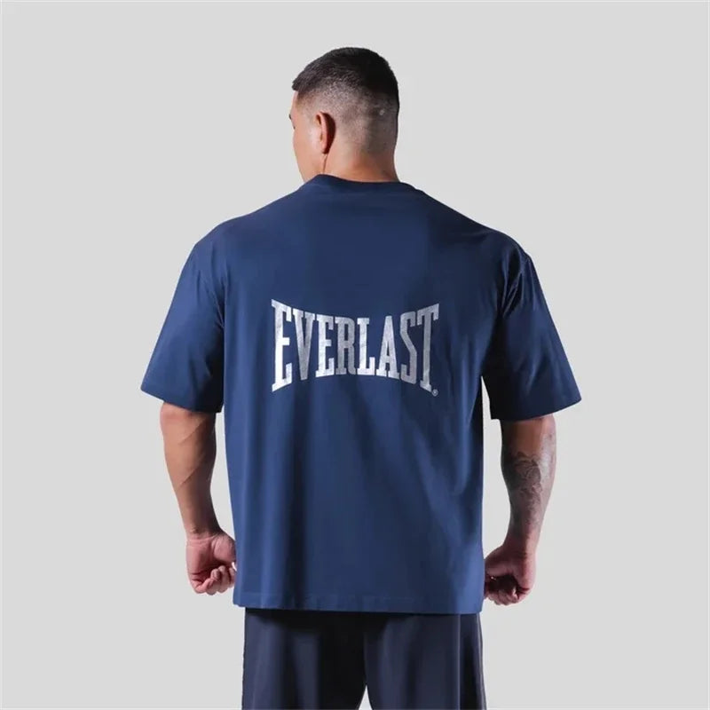 LYFT Jointly Men T-Shirt Summer Oversize TShirts Cotton Letter Print Shirt Sports Training Streetwear Male Teesgym Clothing Me ATFH