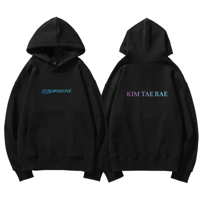 KPOP Summer ZEROBASEONE Ablum Oversized Women/Men Hoodie Sweatshirt ZHANG HAO SUNG HAN BIN RICKY MATTHEW HANYUJIN K-POP Clothes - ATFH