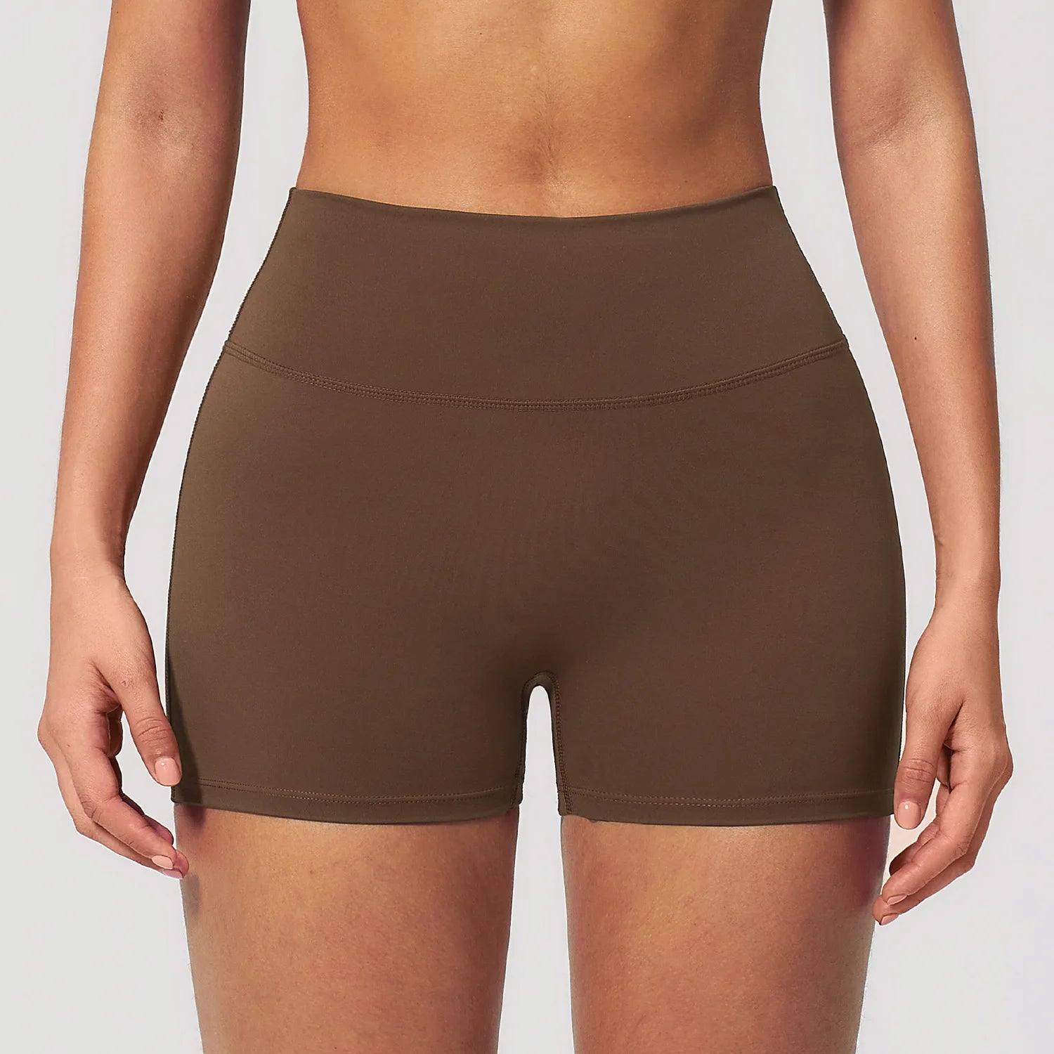 High Waist Yoga Shorts Women's Summer Breathable Sports Fitness Shorts Running Cycling Shorts Female Workout Gym Short Tights