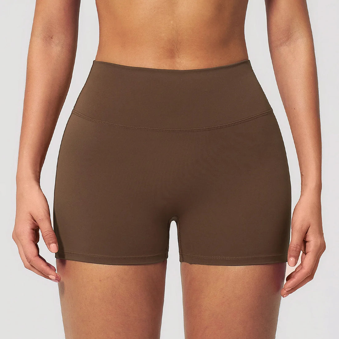 High Waist Yoga Shorts Women's Summer Breathable Sports Fitness Shorts Running Cycling Shorts Female Workout Gym Short Tights