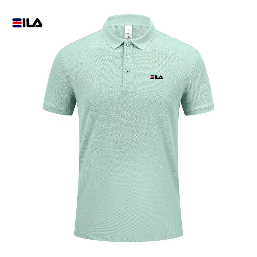 High end brand polo shirt short sleeved men's fashionable printed top summer new comfortable breathable casual lapel T-shirt