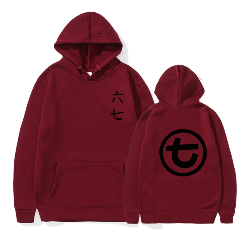 Japanese Anime Sweatshirt Scissor Seven Symbols Killer Seven Hoodie Streetwear Hooded Sweatshirts Casual Hoodies Men Clothing