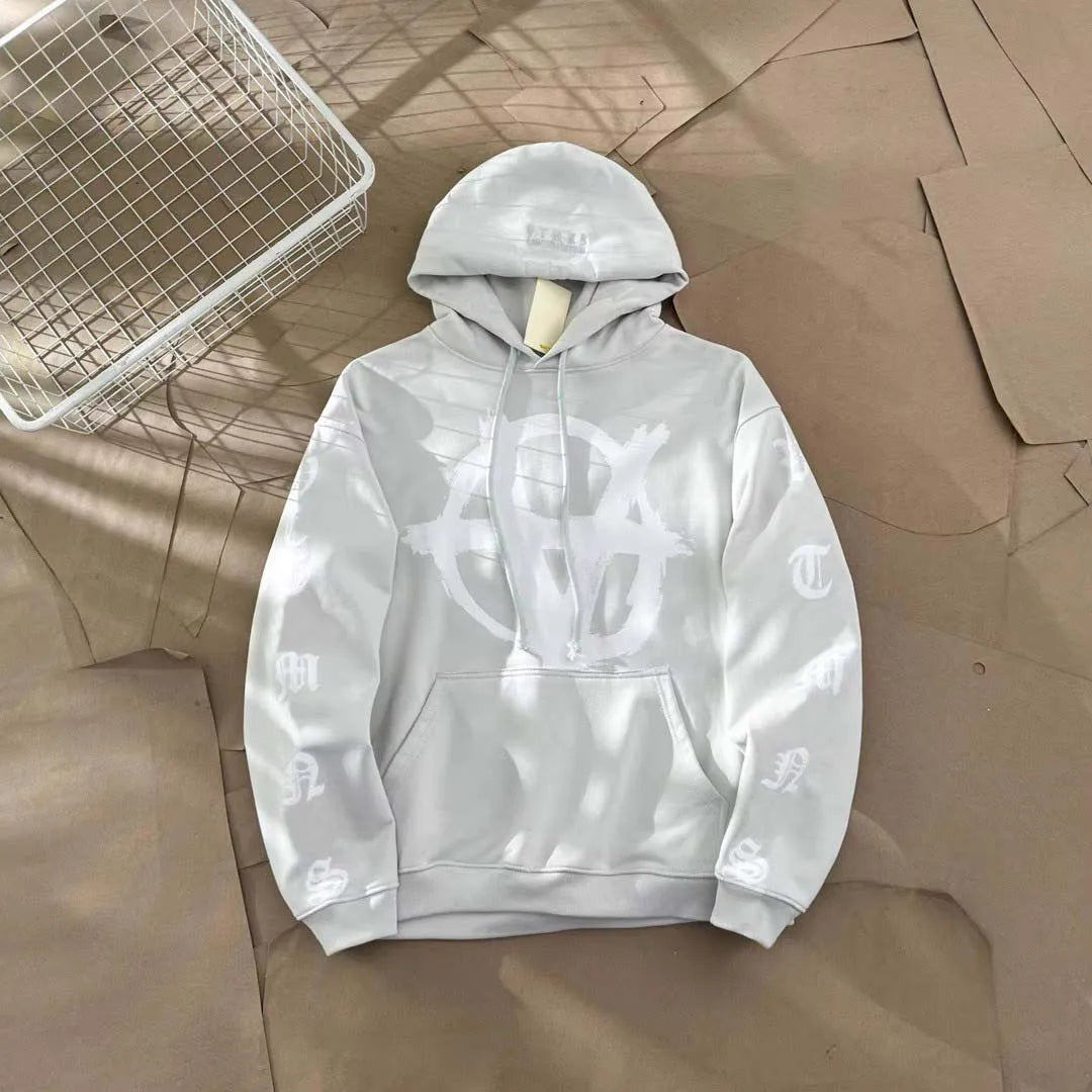 2025FW Best Vesion VTRN HUB Website Logo Printed Women Men Hooded Sweatshirt Hoodies Hiphop Oversized Men Cotton Hoodie Pullover - ATFH