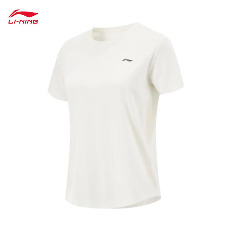 LI-NING Fitness series Women's ice comfortable loose short sleeved T-shirt Sports Tee Tops ATSV044 - ATFH