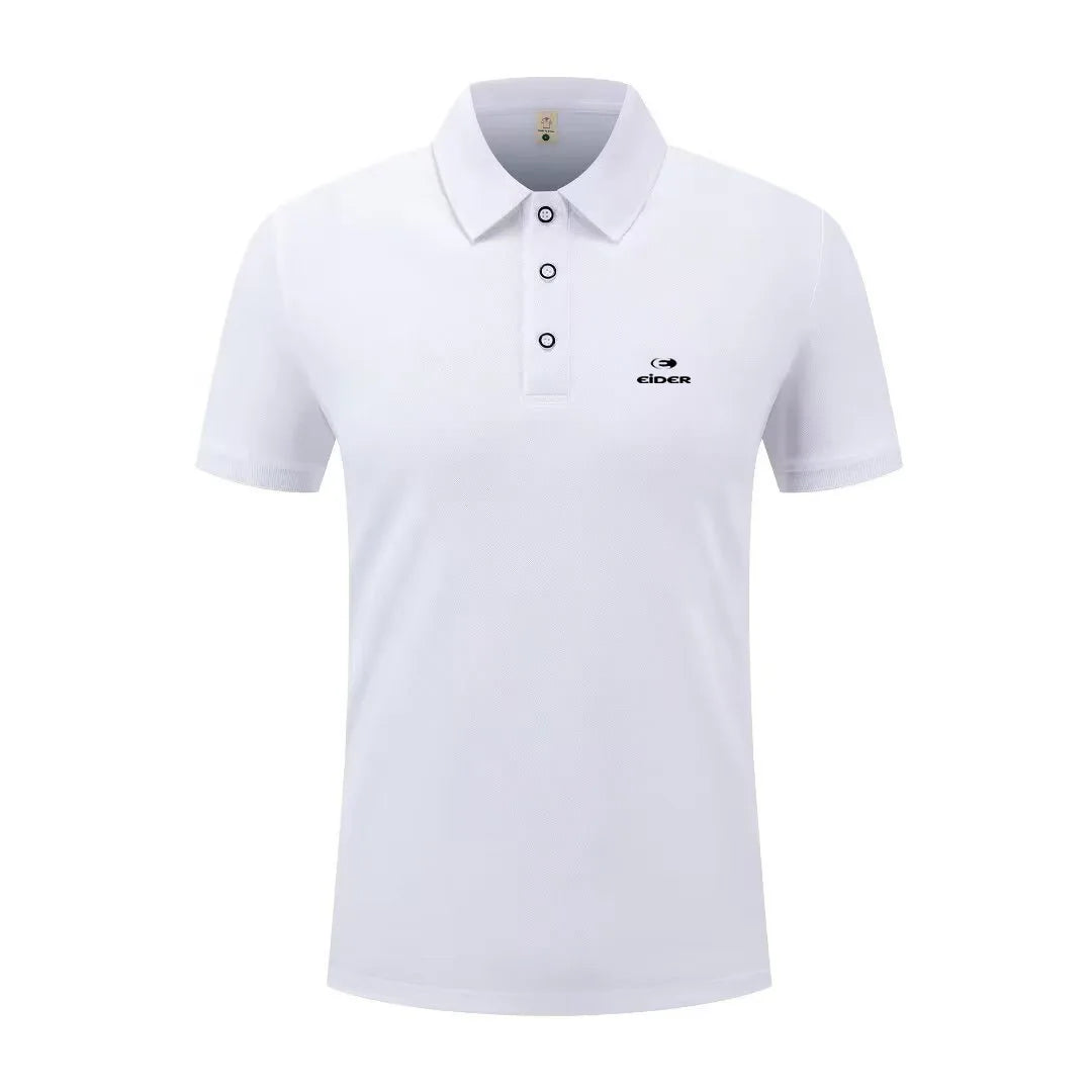 Basic solid color short sleeved polo shirt for men and women, summer polo shirt top, daily casual style, machine washable,