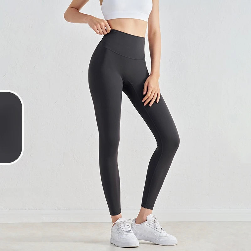 Women's 38 Colors Naked Feeling Yoga Leggings Women Sports Pants Tights Seamless Sport Femme Gym Leggins Workout Fitness Pants ATFH
