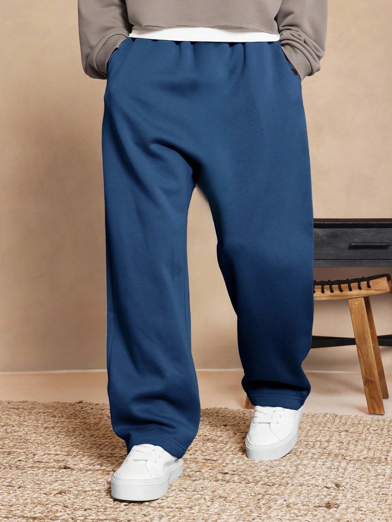 Men's trousers sweatpants comfortable elastic waist jogging sports pants casual comfortable loose pants streetwear