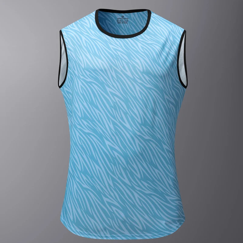 Men's Ice Silk Mesh Tank Tops Gym Stringer Transparent Bodybuilding Sleeveless T Shirts Fitness Vest Male Mesh Muscle Singlets