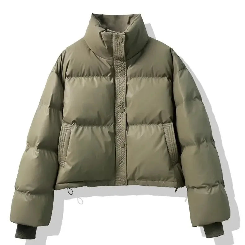 Women's clothing 2024 new autumn and winter style loose small cotton coat jacket  short  thickened  winter