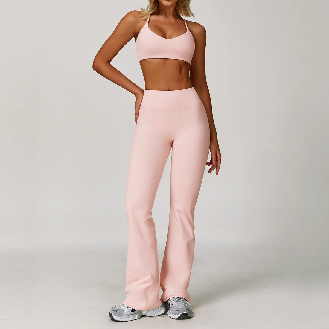 2/3PCS Yoga Suit Sports Set Gym Set Women Tracksuit Running Workout Clothes Long Sleeve Sports Bra Athletic Wear Yoga Clothing - ATFH