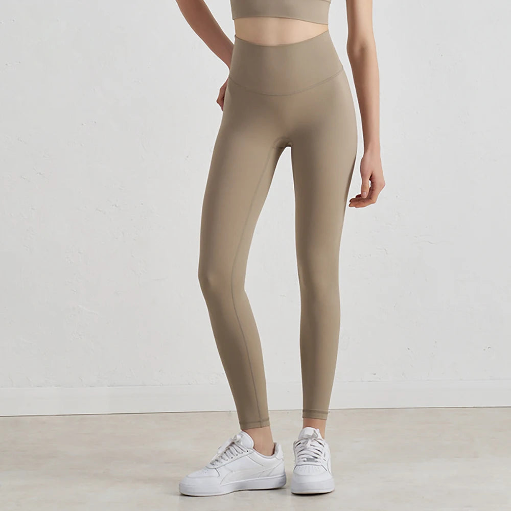 Yoga Leggings for Fitness Legging Sport Femme Back Pocket Pants Female Buttery Soft High Waist Leggins Push Up Gym Tights Women ATFH