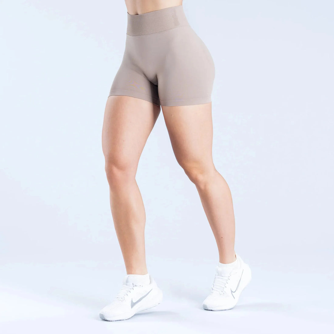 Women's Low-Rise Yoga Pants Three-quarter Length Shorts Tummy Control Workout Leggings Gym Fitness Running Seamless Tights