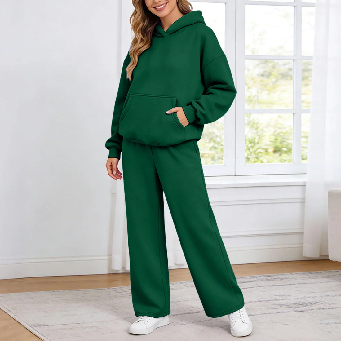 Women Jogging Bottoms Hoodie Tracksuit Sports Trousers Leisure Suit Set Hoodie Sweat Jacket Jogging Suit With 1940s Jumpsuit