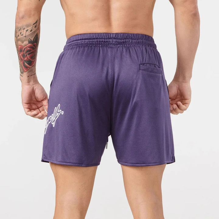Trend Men's Mesh Beach Swim Casual Shorts Man Quick Dry Loose Basketball Jogger Short Pants Gym Fitness Sport Running Sweatpants