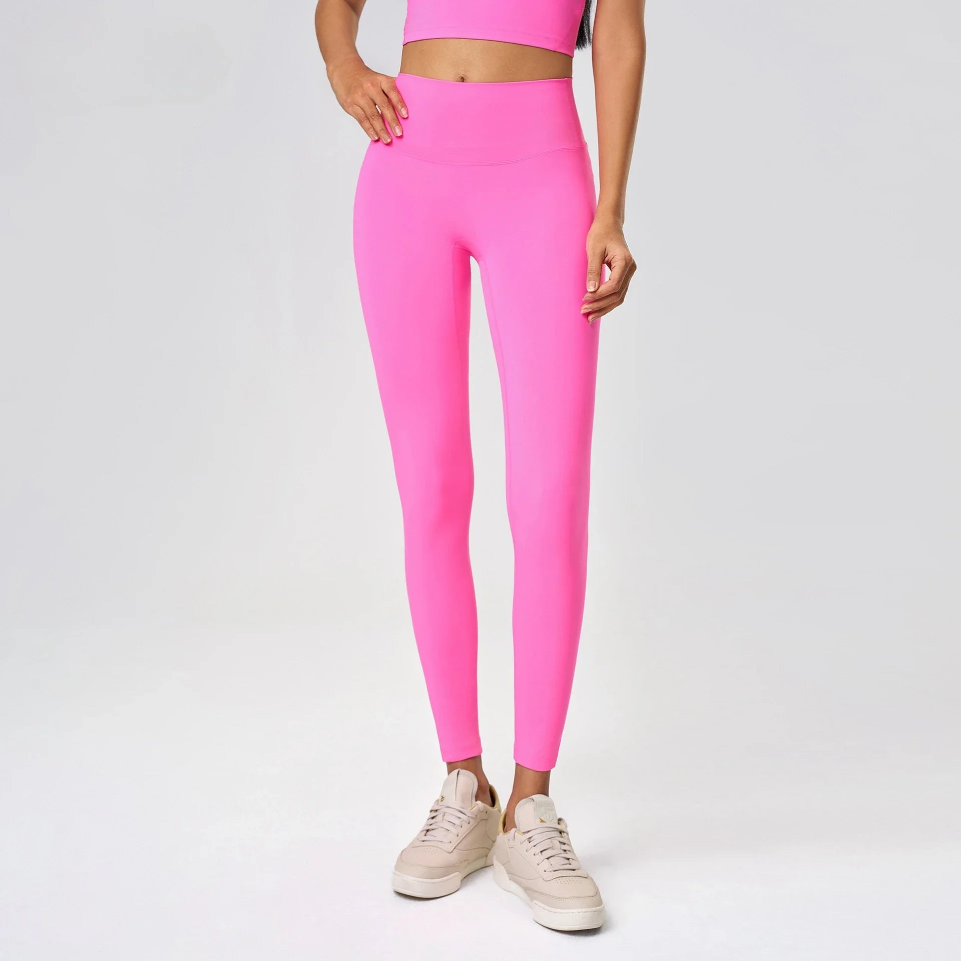 2025 New High Waist Naked Feeling Yoga Pants Women Push Up Sports Leggings Fitness Running Seamless Leggings Gym Girl Leggings - ATFH