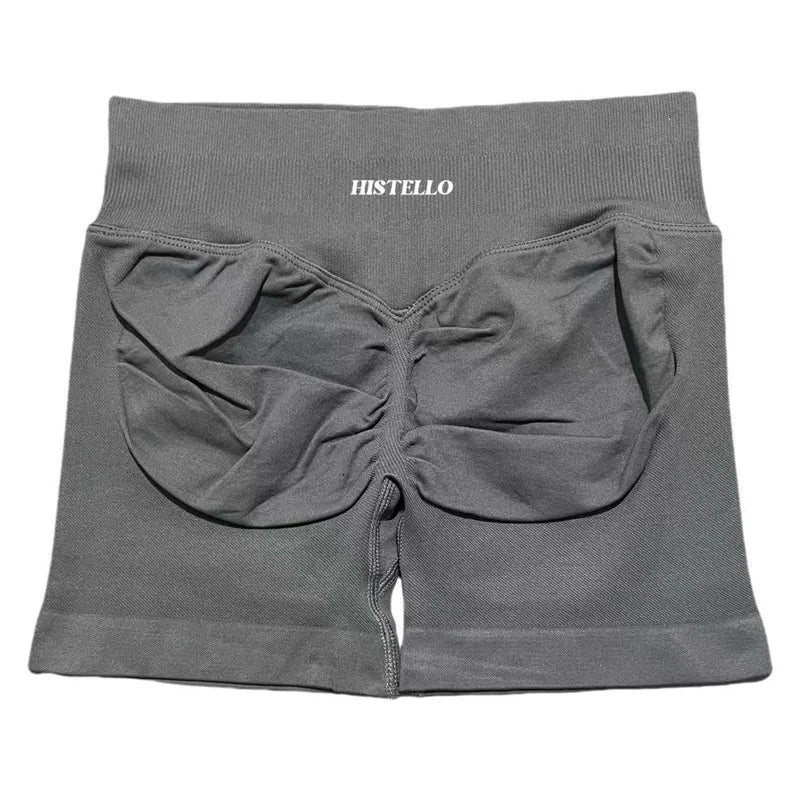 HISTELLO Sports Shorts Df Substitute High Waist Women Yoga Workout Short Seamless Leggings Stretch Fitness Running Gym Shorts Tahsi Fashion House