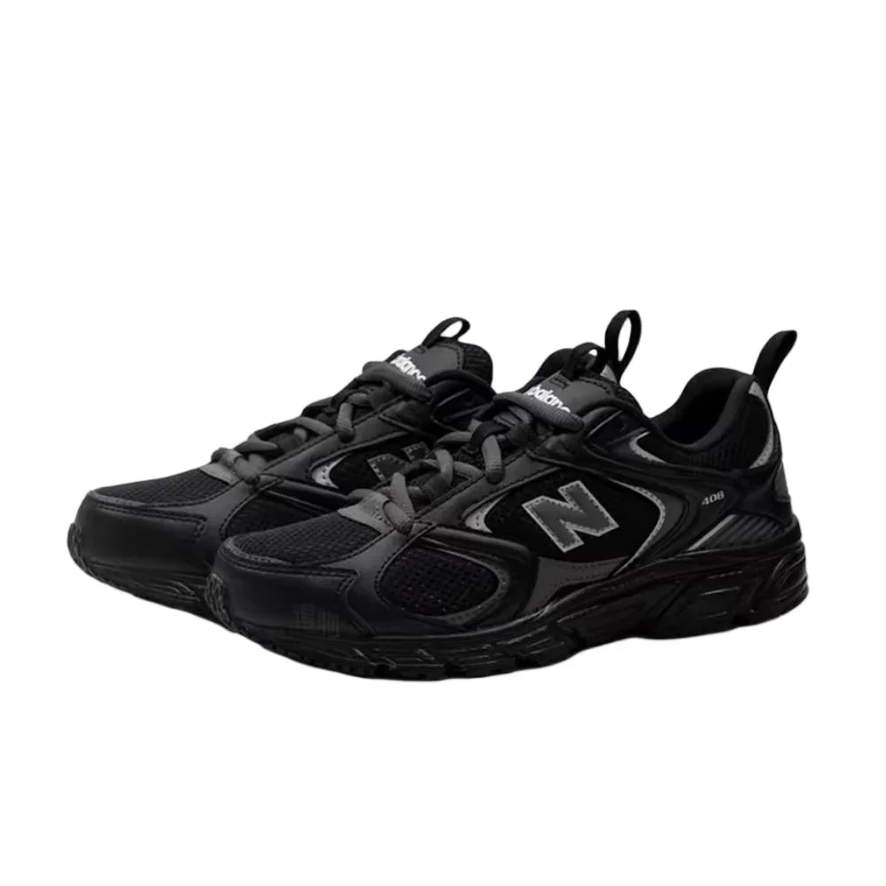 New Balance 408 Unisex Low-Top Casual Running Shoes – Black, Retro Style, Non-Slip Outsole, Durable & Comfortable ML408K