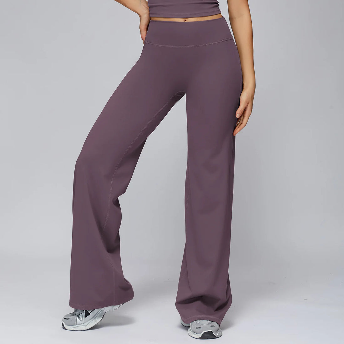 Yoga Pants Flare Leggings Women High Waist Wide Leg Pants Gym Women Fitness Sports Flared Pant Dance Trousers Women shaped Hip - ATFH