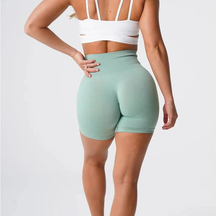 Pro Spandex Shorts Woman Fitness Elastic nv navigation Sports Running Yoga pants  tight pants cycling shark pants Tahsi Fashion House