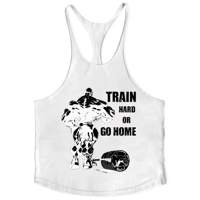 2026Men's Sleeveless Fitness Tank Top, Cotton Slim Fit Soft Gym Shirt, Bodybuilding Stringer Muscle Singlet for Intense Training