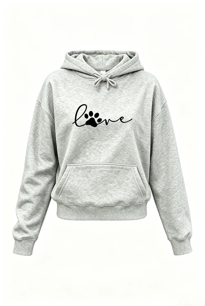 2026 New in Womens Outfits Print Casual Hooded Sweatshirts Outdoors Sports Jogging Clothing Fall Winter Single Item Hoodie Pants