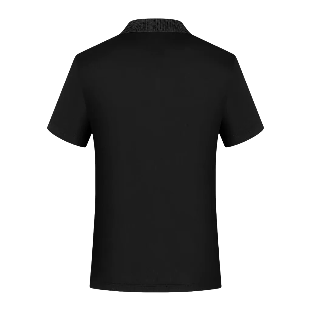 1-Pack Men's Summer Short Sleeve Polo Shirt Solid Pique Knit Casual Sportswear Top Breathable Soft Fabric for Business
