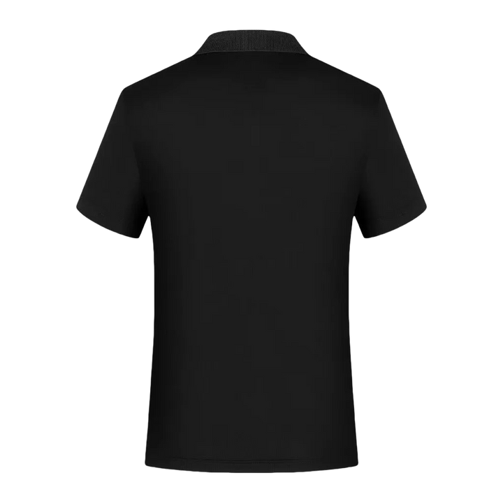 1-Pack Men's Summer Short Sleeve Polo Shirt Solid Pique Knit Casual Sportswear Top Breathable Soft Fabric for Business