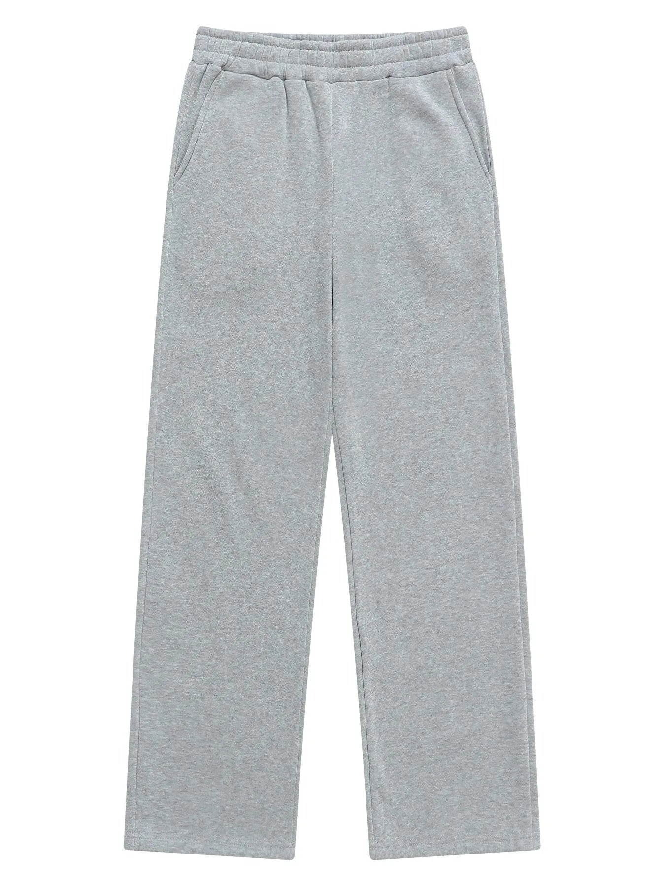 Men's solid color straight leg jogging pants, suitable for casual sports such as running, gym, and outdoor activities