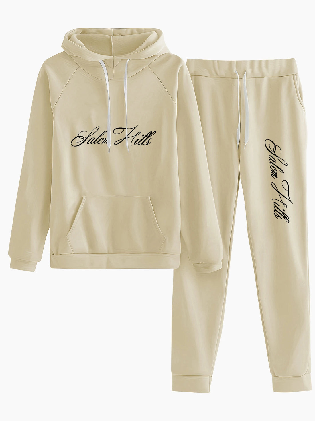 European and American Retro Style Letter-Printed Loose Oversized Hooded Sweatshirt for Women, a Must-Have for Autumn and Winter, Fleece-Lined and Thickened, European and American Trendy Style for Couples, Long-Sleeved Regular
