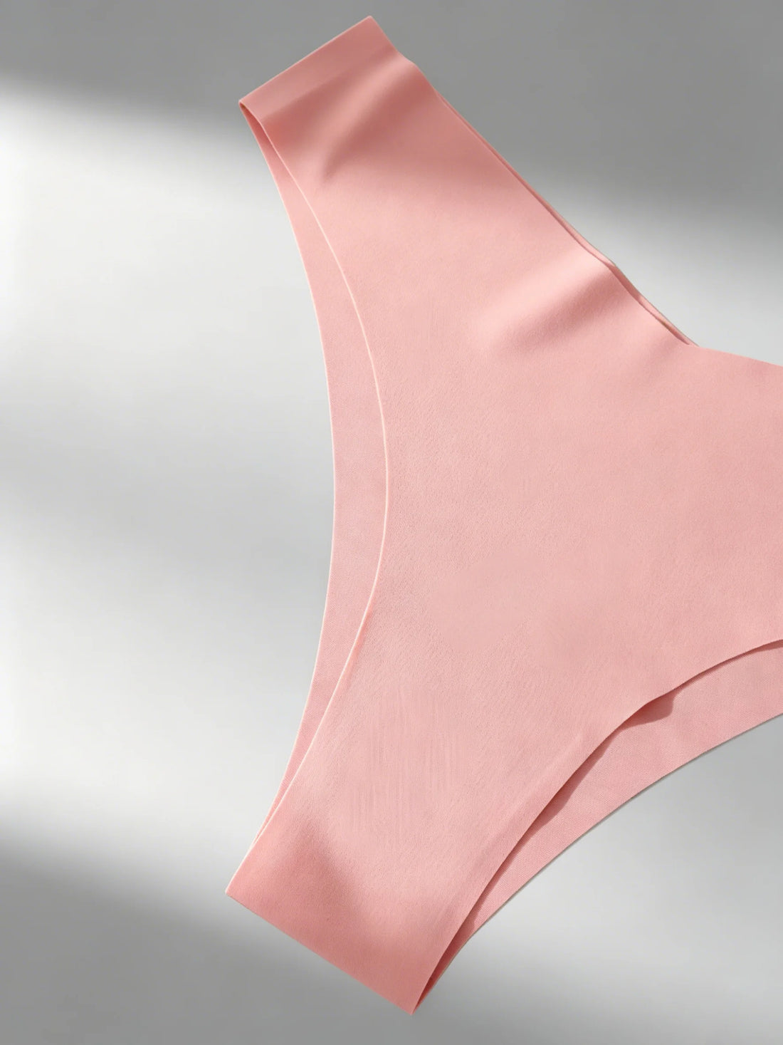 5PCS Pastel V-Waist Seamless Panties, No-Show Ultra-Soft Ice Silk Breathable Comfort Women Briefs