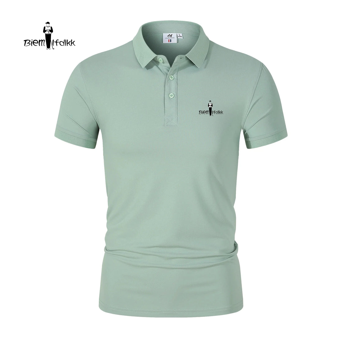Summer short sleeved polo shirt men's casual style striped top T-shirt breathable cool high-end business 2024