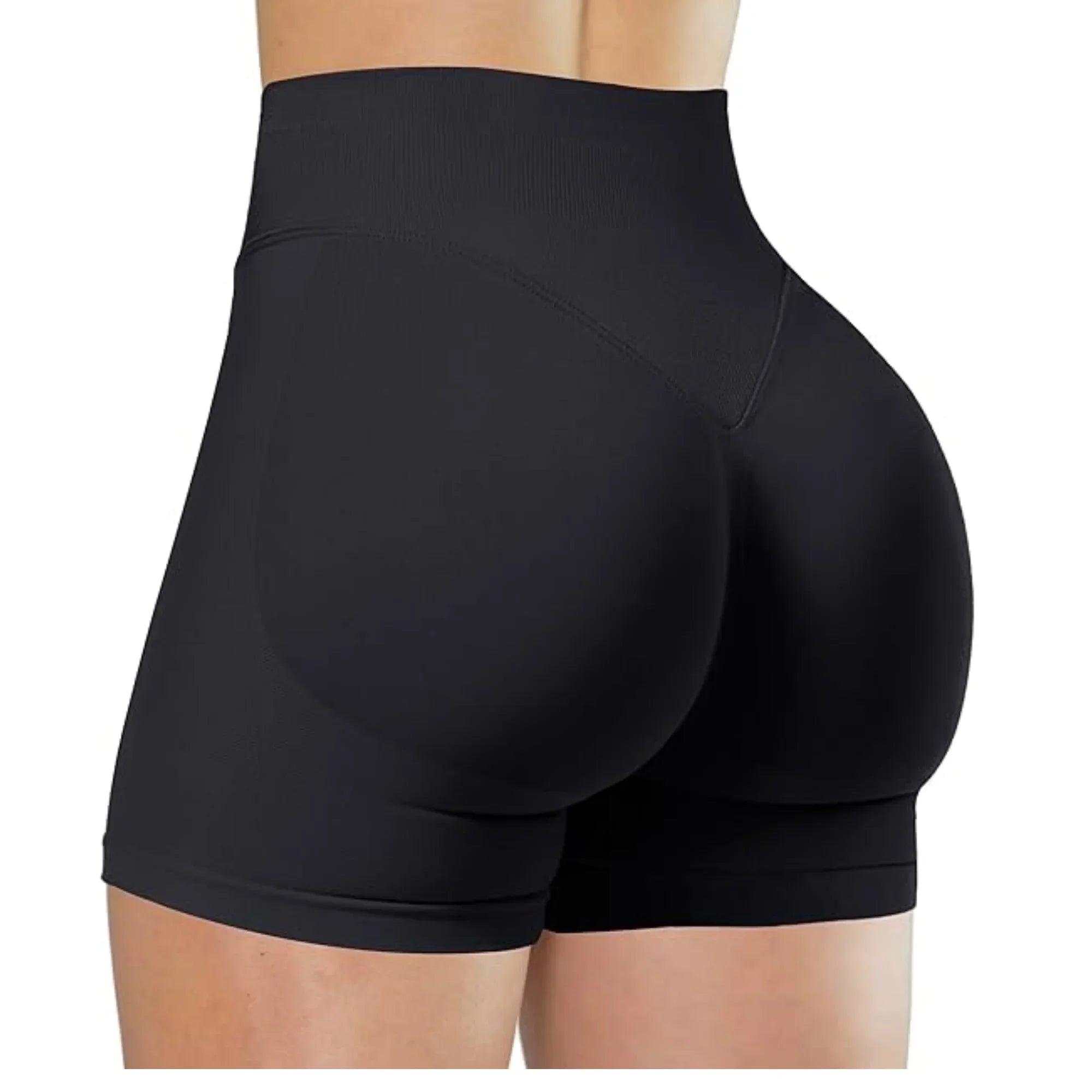 Woman Gym Short Seamless Slim Leggings High Waist Fitness Training Yoga Clothing Running Butt Lifting Cycling Sports Shorts Tahsi Fashion House