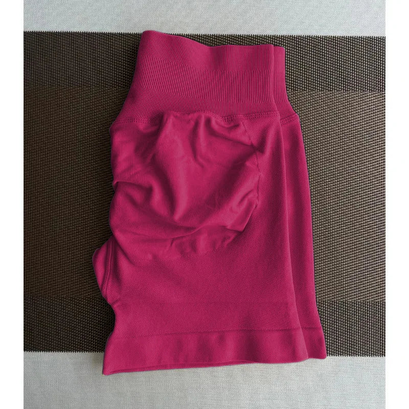 Women's High-Waisted Seamless Fitness Shorts: Tummy Control Compression, Butt-Lifting, High-Elastic Breathable, for YOGA