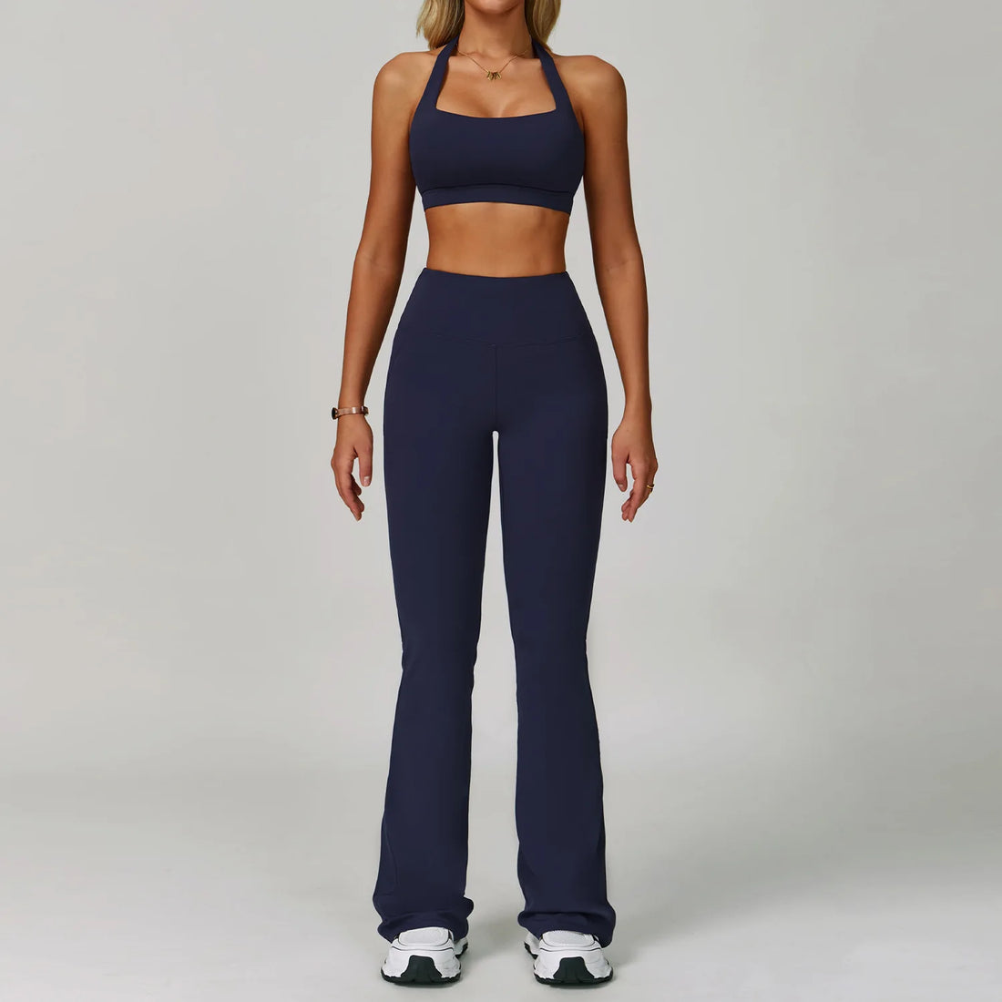Women's Tracksuit 2 Piece Set Fitness Clothes Yoga Sets Sportswear Workout Bra High Waist Leggings Set Gym Clothing Sports Suits - ATFH