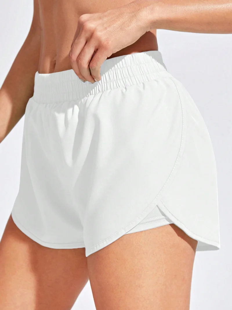 Women Sport Shorts Elastic Yoga Running Workout Gym Fitness Shorts Lightweight Quick Dry Comfortable Tahsi Fashion House