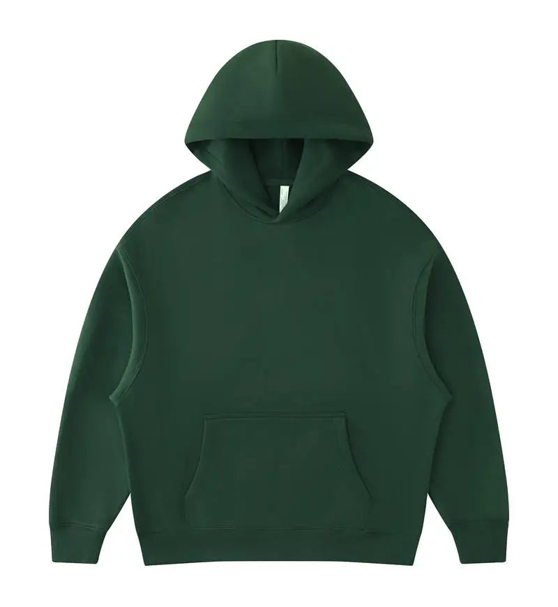 01 400GSM Hoodies Basic Fleece 20+ Colors Men Women Long Sleeve Oversized Hooded  Wholesale Sportswear Soft Unisex Jogging - ATFH