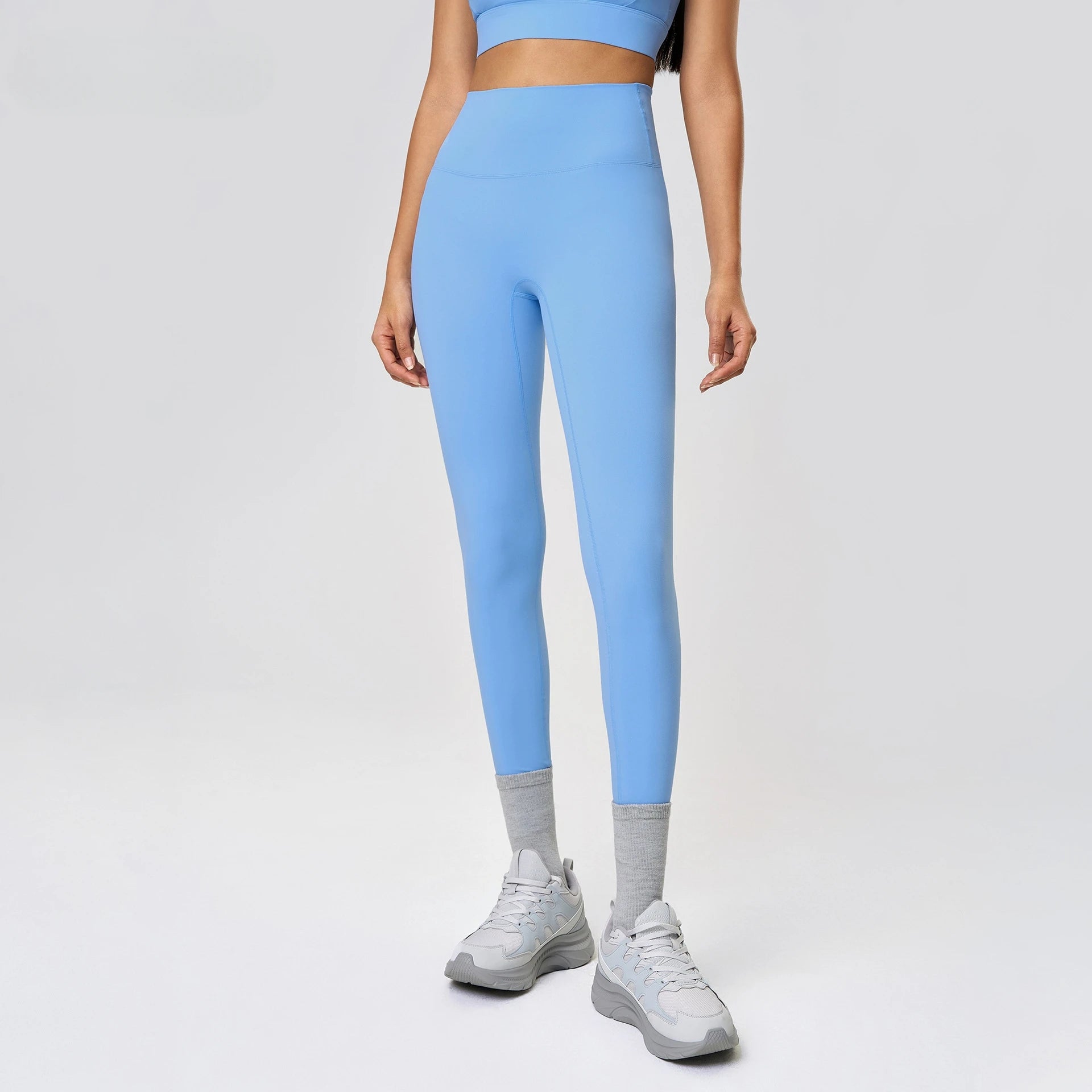 2025 New High Waist Naked Feeling Yoga Pants Women Push Up Sports Leggings Fitness Running Seamless Leggings Gym Girl Leggings - ATFH
