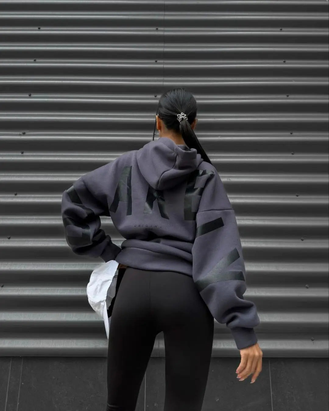 Y2K New in Hoodies & Sweatshirts Winter Fashion Printed Thickened Versatile Long Sleeve Baggy Hoodies Woman Clothing - ATFH