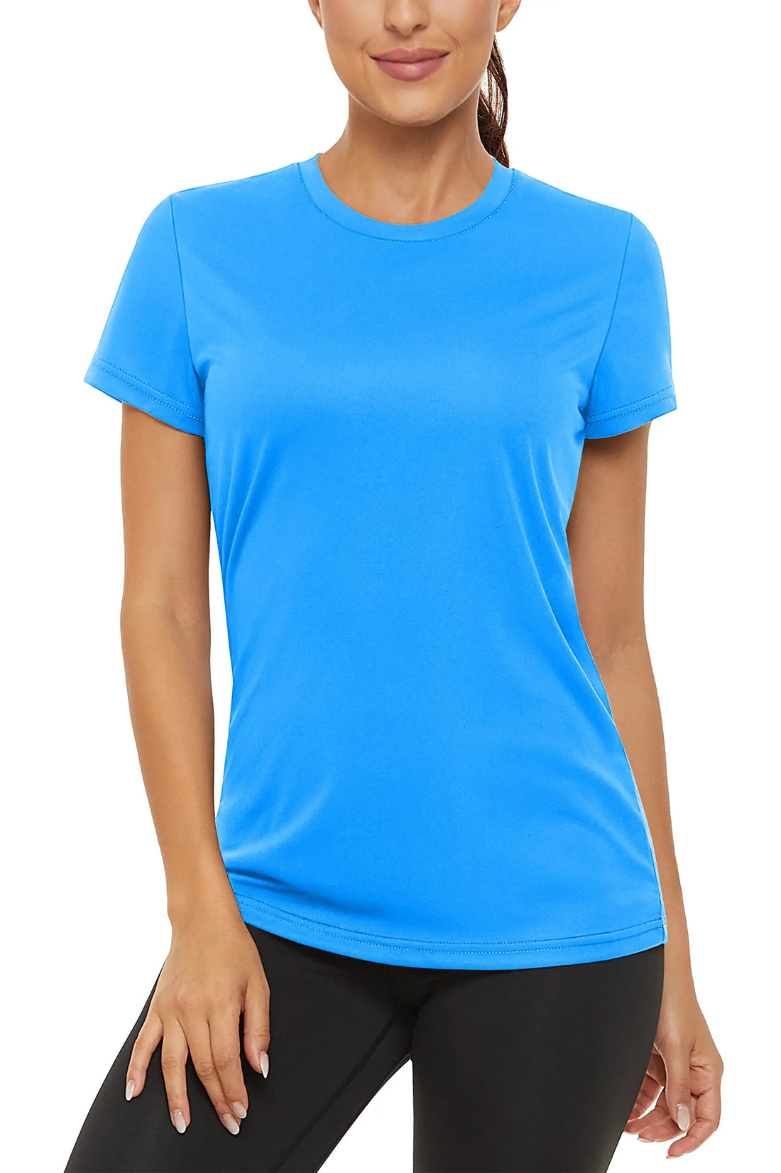 TACVASEN Summer Casual Performance T-shirts UPF 50+ Quick Dry Womens Sun Protection T-shirt Outdoor Running Swim Tee shirts Tops - ATFH