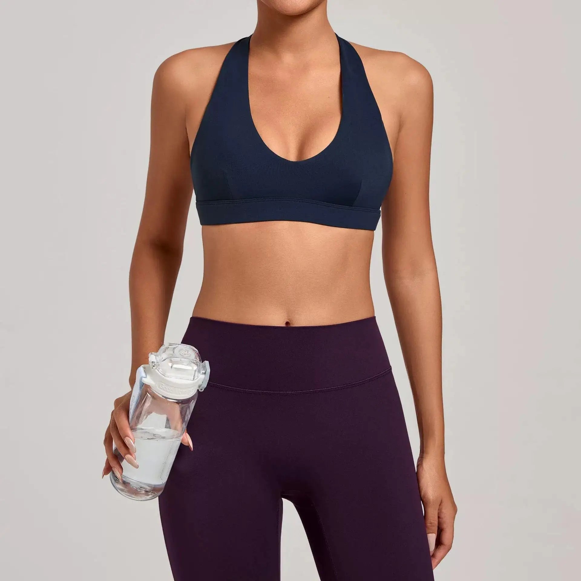 New Arrival Sports Sexy Bra Women Support Push-up Open Cross Strap Back Gym wear Fitness Sports Underwear Yoga Workout Underwear - ATFH