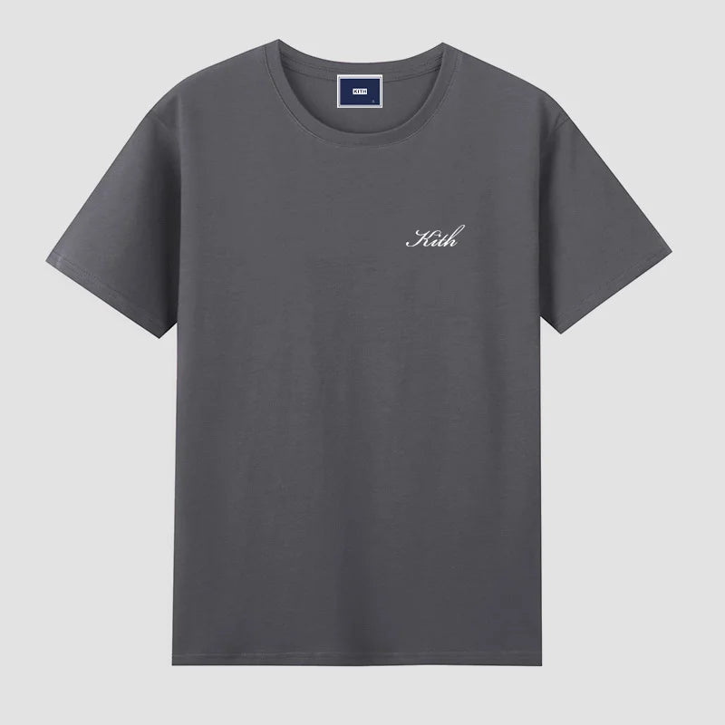 Hot Sales Cotton High-quality Embroidery Logo T-shirt Men/Women Summer Loose Short Sleeve Tops Fashion Round Neck Classic Tees ATFH