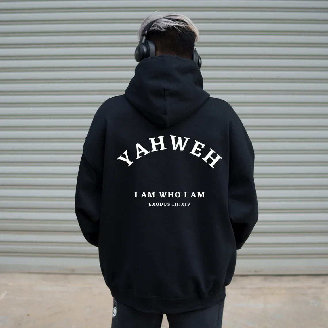 Men's Christian YAHWEH Hoodies Jesus Hombre Fashion Popular Streetwear Letter Slogan Printed Women Unisex Hooded Sweatshirts - ATFH