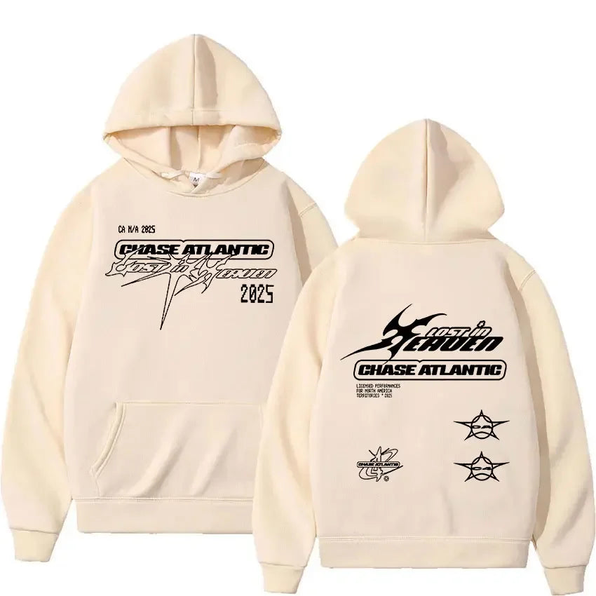 Chase Atlantic Lost in Europe and the UK Tour album Men's hoodie and hoodie Harajuku Fashion high-quality casual hoodie